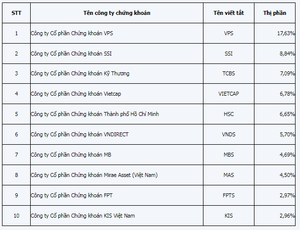 Chứng khoán VPS quý thứ hai liên tiếp giảm thị phần môi giới trên HoSE- Ảnh 1.