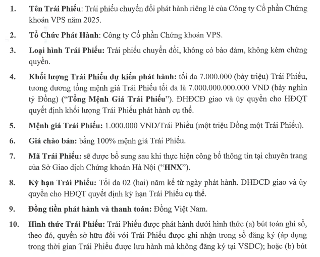 Chứng khoán VPS muốn phát hành tối đa 12.000 tỷ đồng trái phiếu- Ảnh 1.