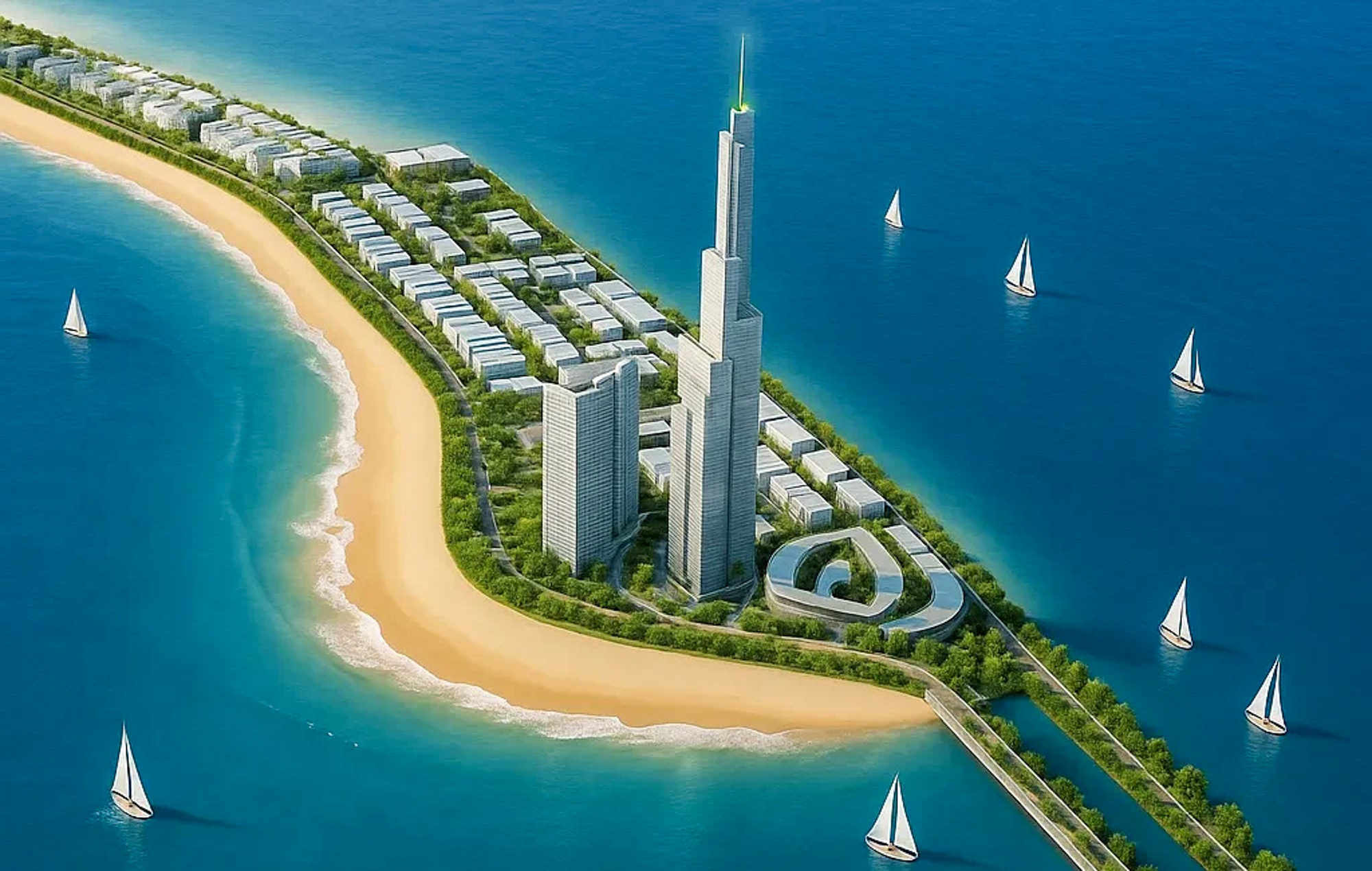 Toàn cảnh khu vực sẽ xây tòa tháp 108 tầng, cao nhất việt nam, top 10 thế giới- Ảnh 3.