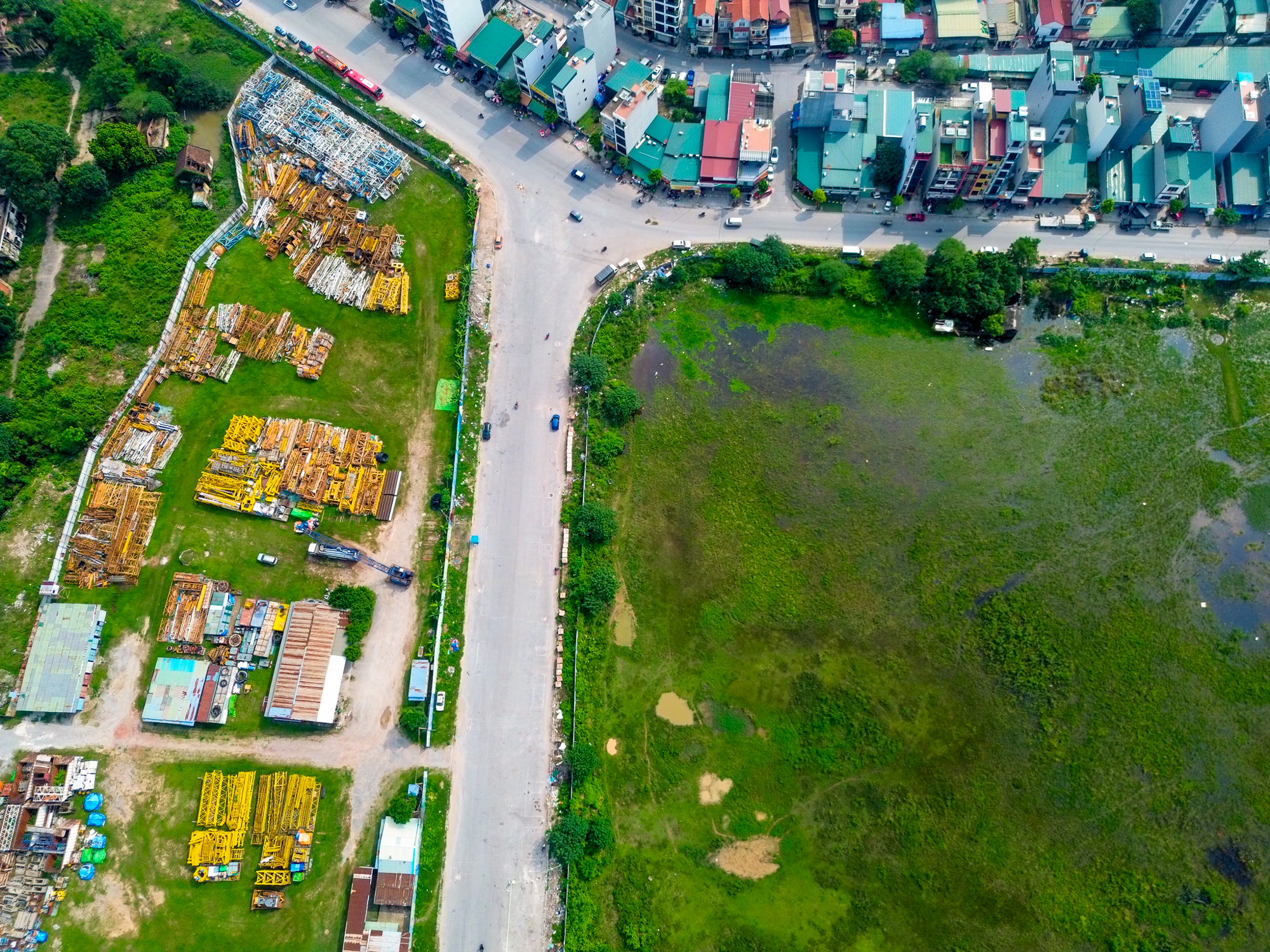 Toàn cảnh lô đất sắp được xây 6 tòa chung cư ở khu nhà giàu chưa mưa đã ngập - Ảnh 9.