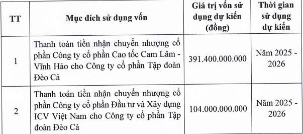 Hạ tầng Giao thông Đèo Cả sắp chào bán hơn 49,7 triệu cổ phiếu cho cổ đông - Ảnh 1.