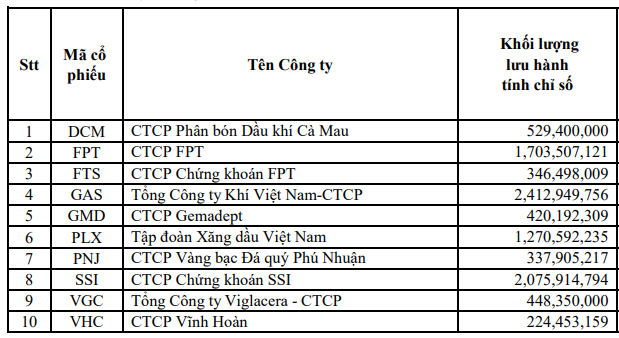 Chính thức lộ diện 10 mã chứng khoán lọt rổ cổ phiếu tăng trưởng chi trả cổ tức VNDIVIDEND - Ảnh 2.