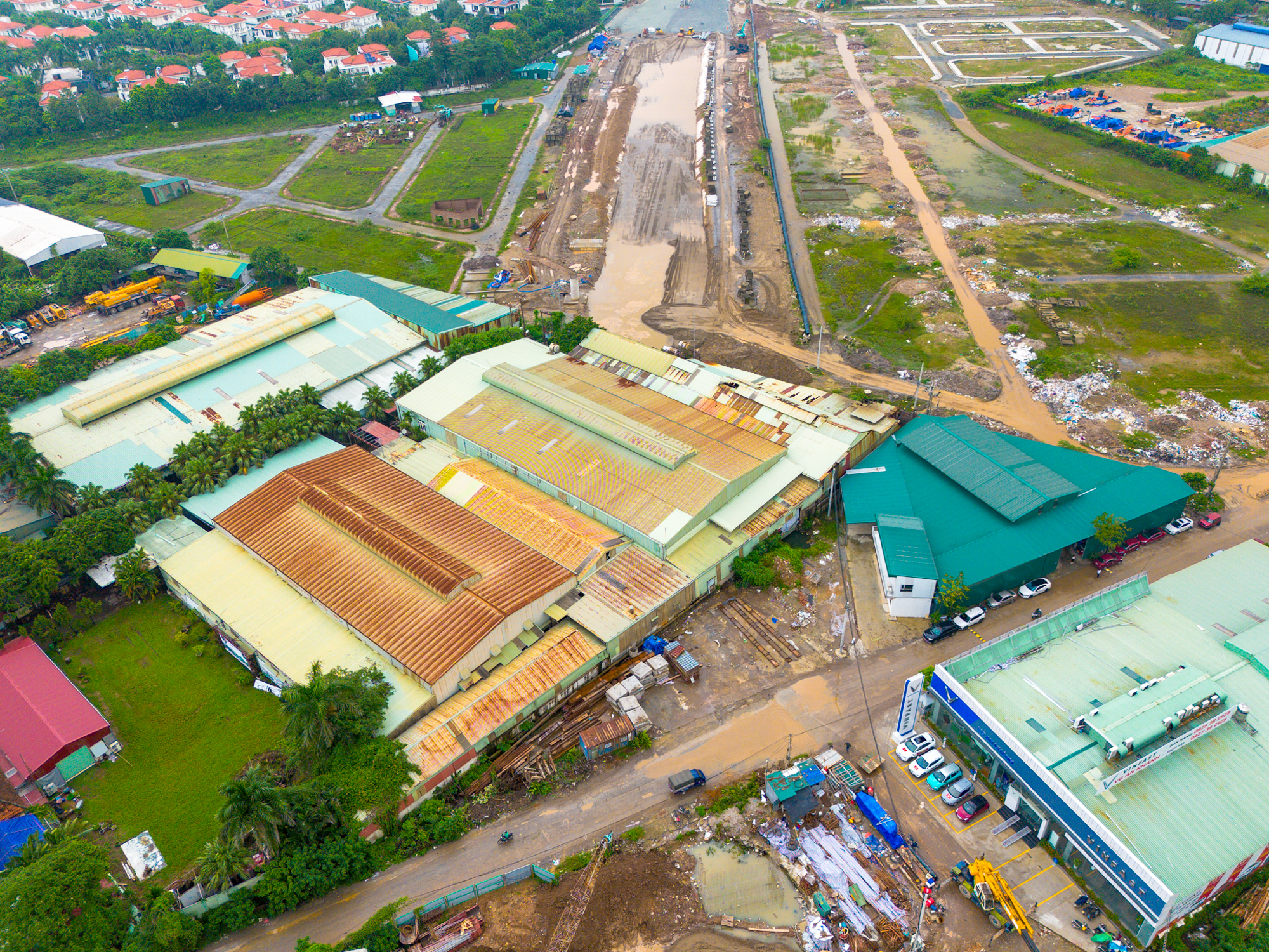 Thay bạn đi xem công trường xây nút giao 2.400 tỷ vượt qua đại lộ rộng nhất Việt Nam, đại dự án của Vinhomes hưởng lợi - Ảnh 5.