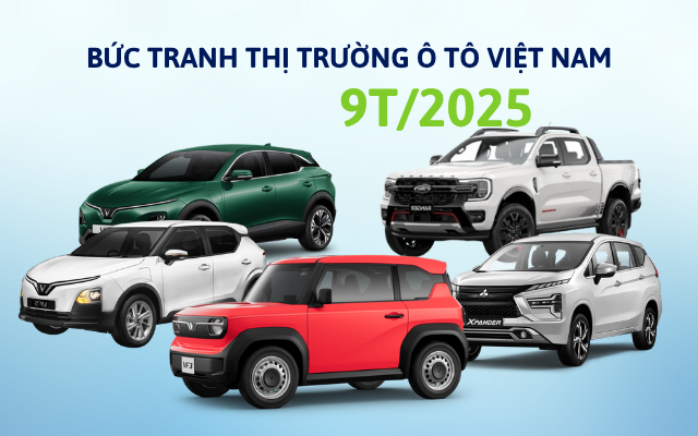 Bức tranh thị trường ô tô Việt Nam sau 9T/2025: VinFast dẫn đầu làn sóng xe điện, xe gầm cao vẫn ‘làm vua’ doanh số - Ảnh 1.