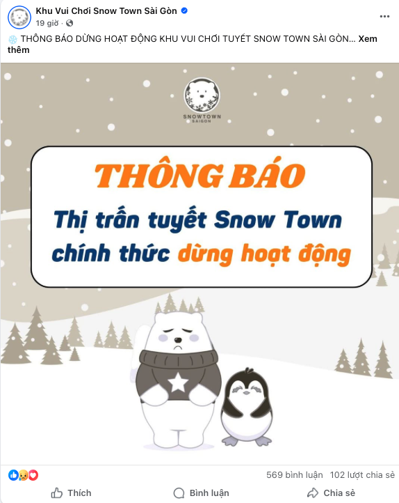 Sau 9 năm hoạt động, khu vui chơi tuyết đầu tiên và duy nhất tại Việt Nam thông báo đóng cửa- Ảnh 2.
