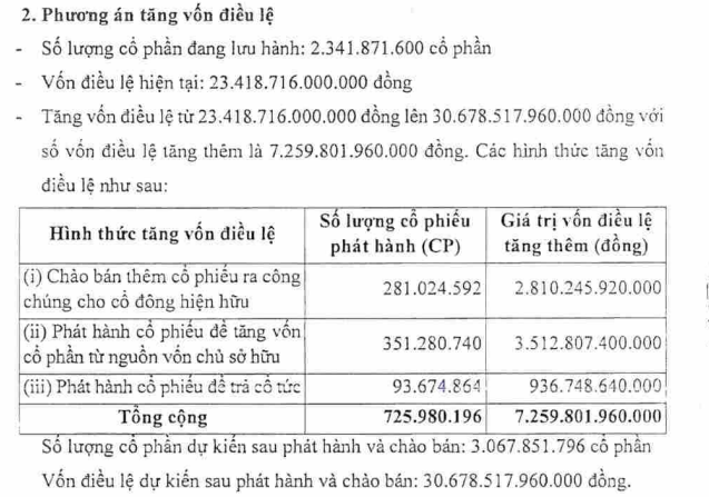 PV Power sẽ phát hành gần 726 triệu cổ phiếu để tăng vốn vượt 30.000 tỷ đồng - Ảnh 1.