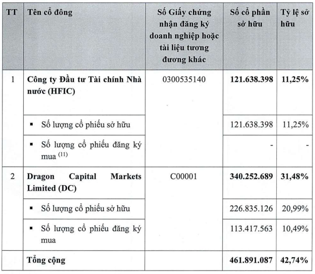 Biến động cơ cấu cổ đông tại HSC sau đợt chào bán cổ phiếu - Ảnh 1.