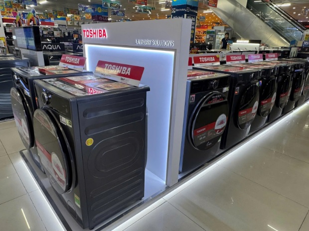 Máy giặt Toshiba lập đỉnh doanh số tại Điện máy Xanh với hơn 20.000 máy/tháng, chiếm hơn 30% thị phần của chuỗi - Ảnh 1.