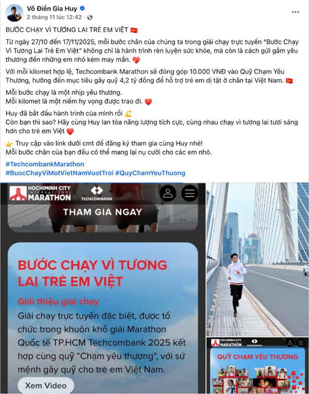Lan tỏa “Bước chạy vì một Việt Nam vượt trội”, hàng chục ngàn người cùng Techcombank trao cơ hội bước đi cho trẻ em Việt - Ảnh 4.