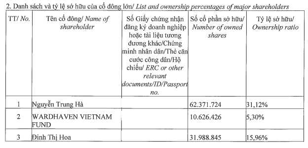 3 cổ đông lớn nắm hơn 52% vốn Chứng khoán Thiên Việt sau đợt chào bán cổ phiếu - Ảnh 1.