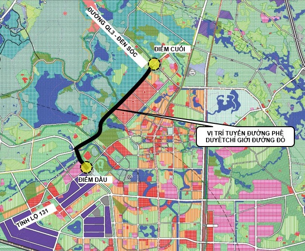 Tin vui cho người dân Hà Nội: Sắp có tuyến đường dài 4km, rộng từ 40-50m nối từ đường Võ Nguyên Giáp đến KĐT vệ tinh Sóc Sơn  - Ảnh 1.