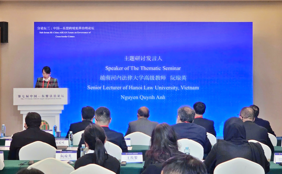 Đoàn công tác của Hội Luật gia Việt Nam tham dự Diễn đàn Hợp tác pháp luật Trung Quốc - ASEAN lần thứ 7 - Ảnh 5.
