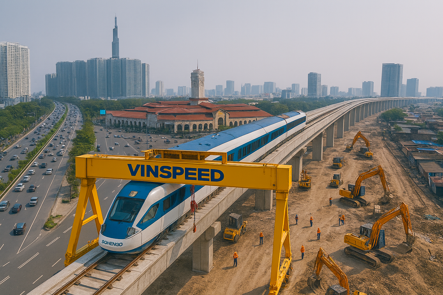 Tuyến đường sắt cao tốc Bến Thành – Cần Giờ: Vingroup dự định xây trong 2 năm, còn Nhật Bản, Pháp, Trung Quốc làm bao lâu?- Ảnh 3.