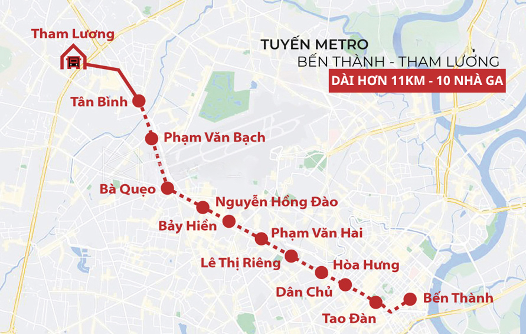 Toàn cảnh khu vực được đầu tư hơn 50.000 tỷ làm metro, sẽ khởi công sau 2 tháng nữa ở TP.HCM- Ảnh 2.