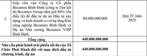 Becamex Group ‘hút’ thêm 900 tỷ đồng từ kênh trái phiếu - Ảnh 4.