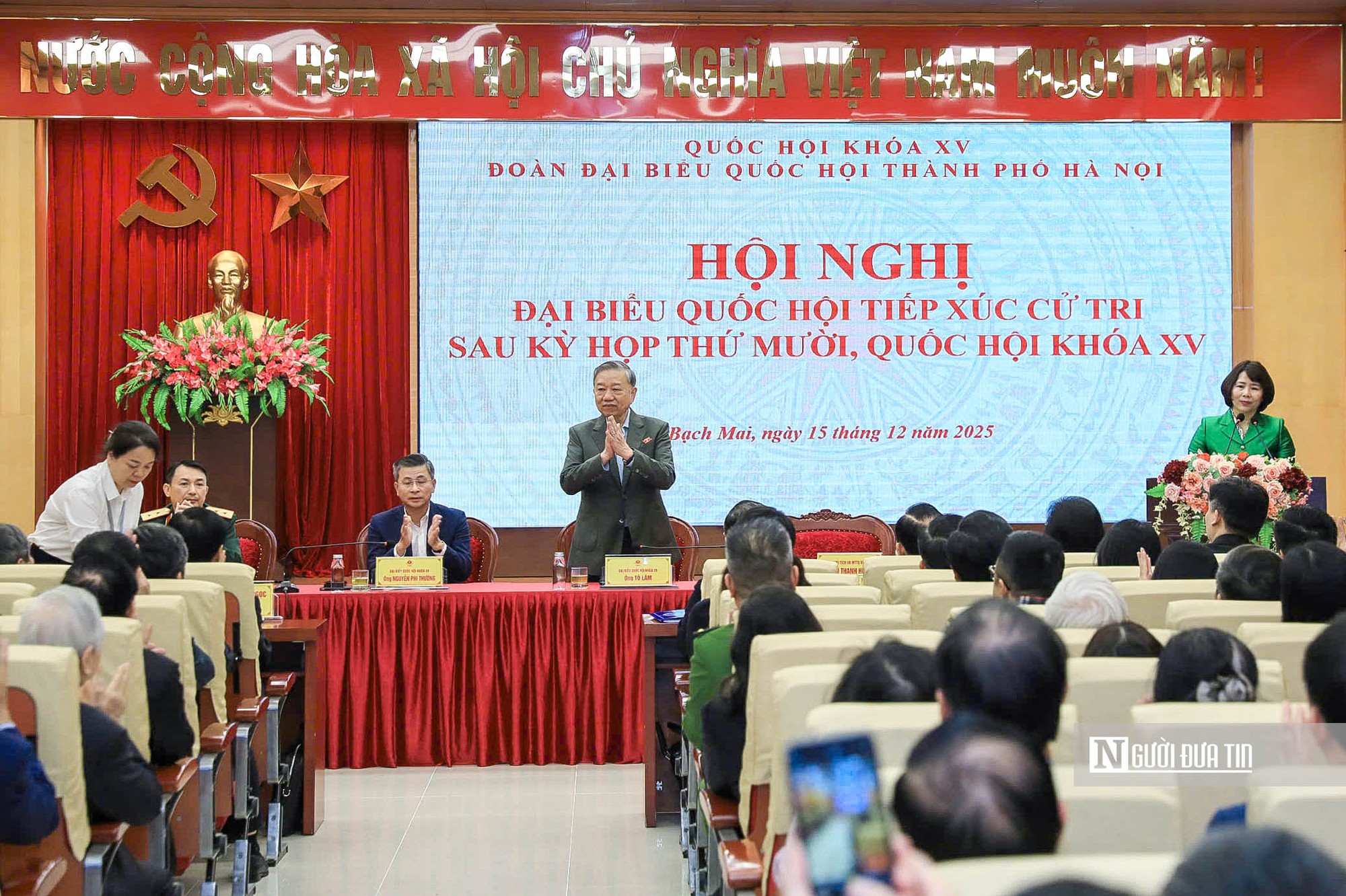 Ảnh: Tổng Bí thư Tô Lâm tiếp xúc cử tri 11 phường ở Hà Nội- Ảnh 4.