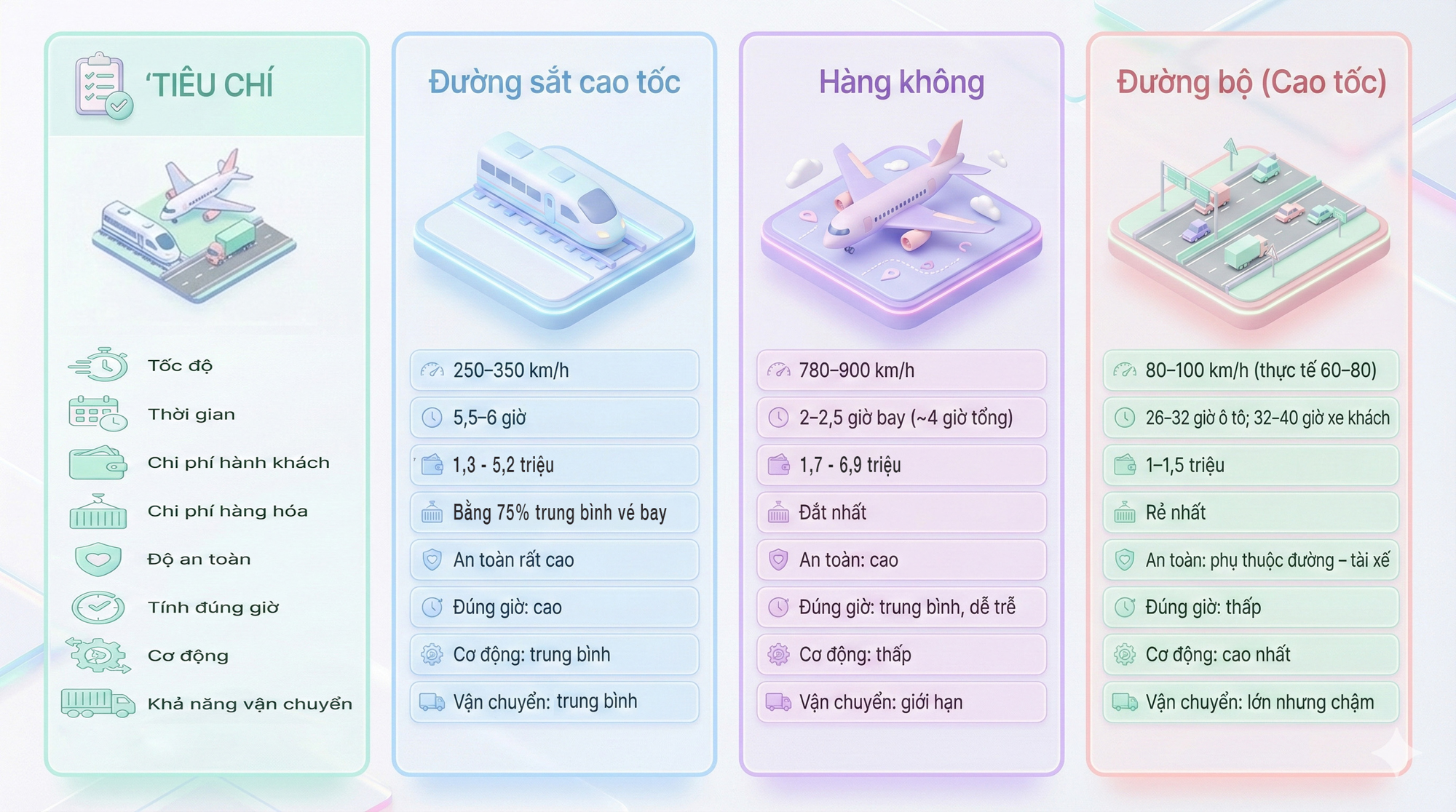 Đặt lên bàn cân đường bộ cao tốc, đường sắt cao tốc và đường bay thẳng Hà Nội: TP.HCM: Loại hình nào sẽ chiếm ưu thế? - Ảnh 3.