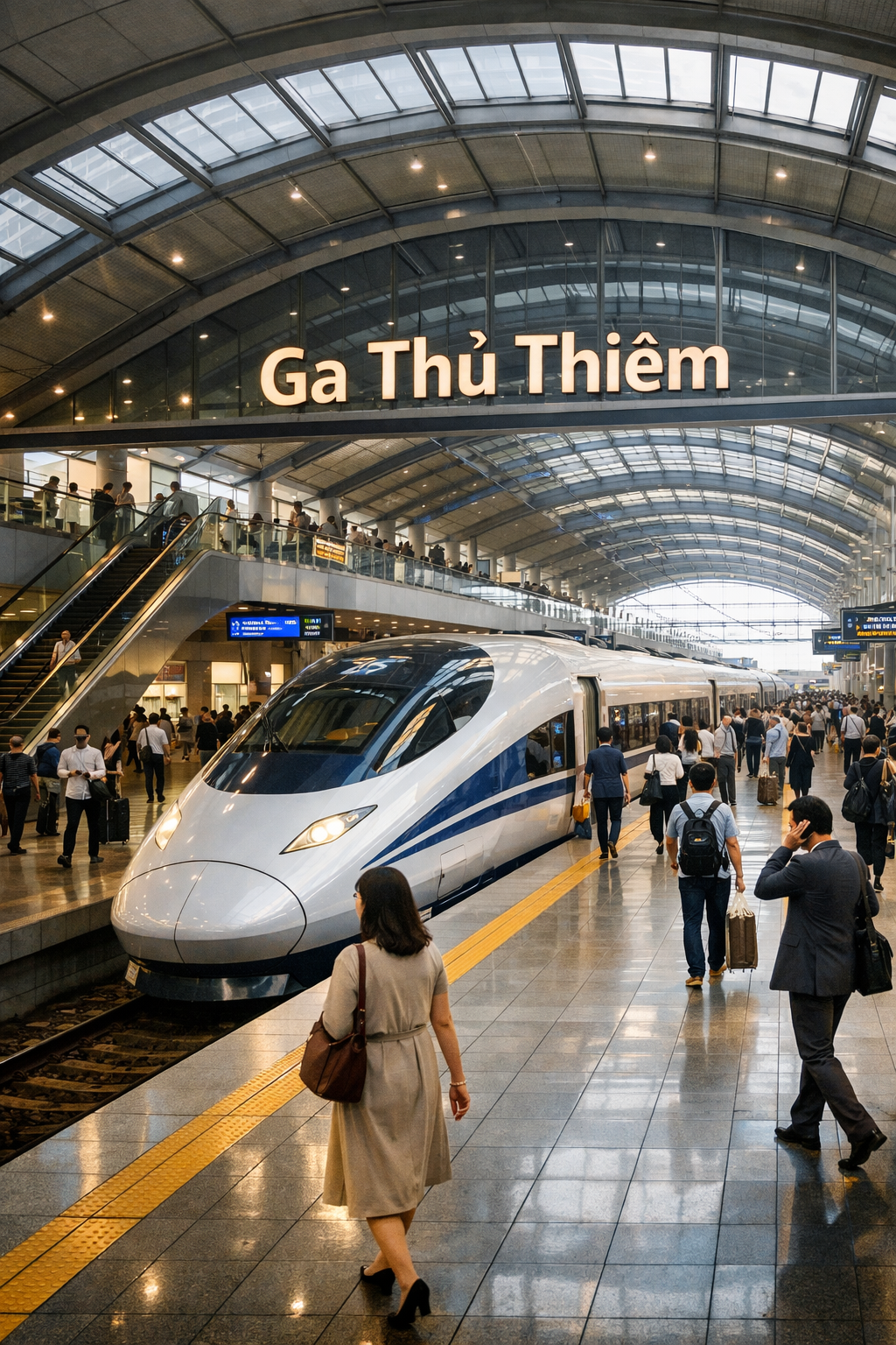 Khu vực sẽ là ga cuối của tuyến đường sắt cao tốc 67 tỷ USD: Cách trung tâm TP.HCM chỉ vài km, loạt dự án của Novaland Gamuda hưởng lợi - Ảnh 2.