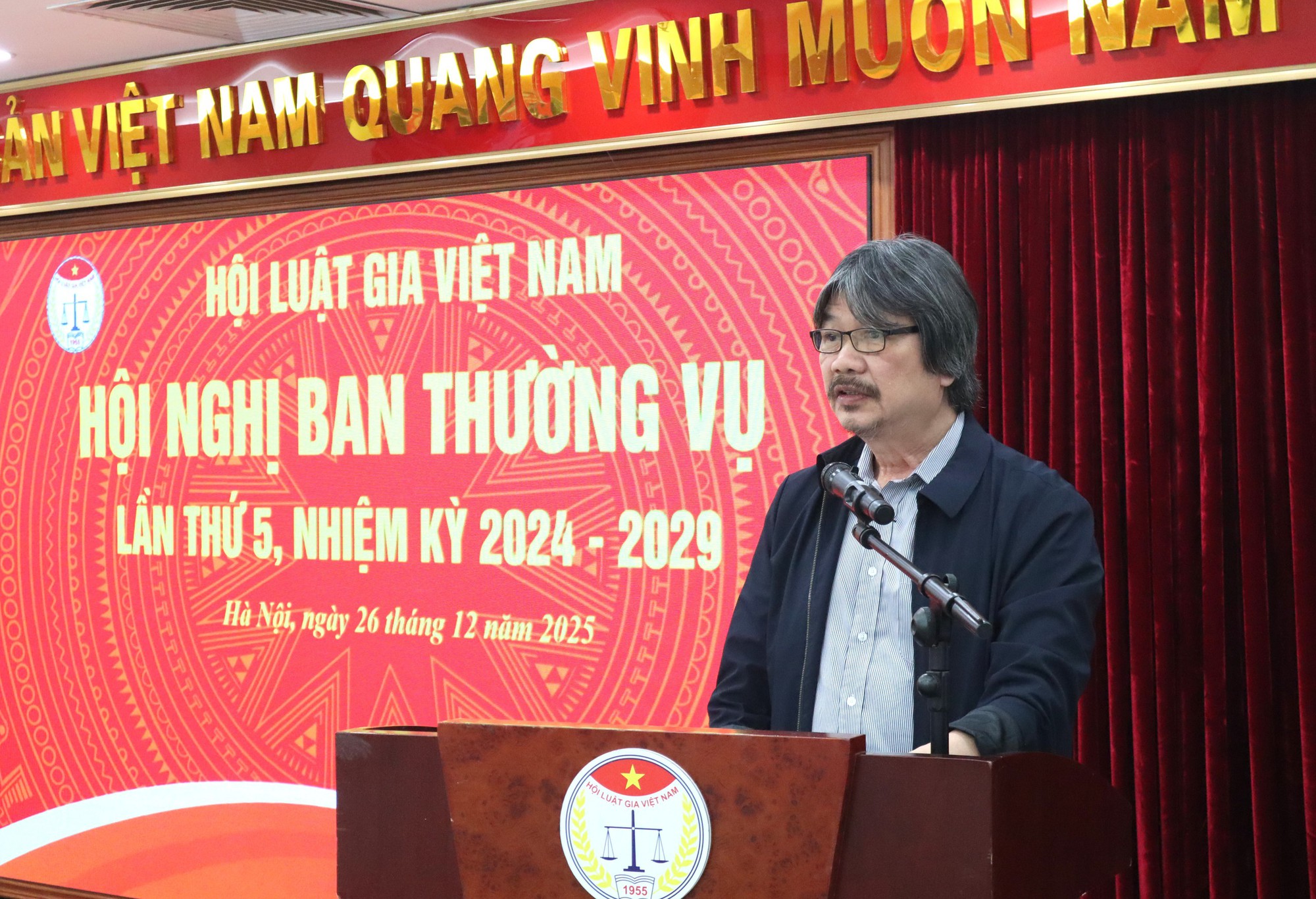 Hội nghị Ban Thường vụ Hội Luật gia Việt Nam lần thứ 5 - Ảnh 4.