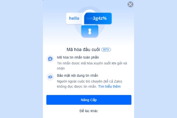 Một tính năng trên Zalo giúp nhắn tin thoải mái mà không sợ bị người ngoài đọc được- Ảnh 5. Một tính năng trên Zalo giúp nhắn tin thoải mái mà không sợ bị người ngoài đọc được- Ảnh 5.
