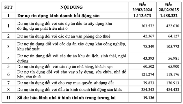 Dư nợ tín dụng bất động sản quý I/2025 vượt 1,48 triệu tỷ đồng- Ảnh 2. Dư nợ tín dụng bất động sản quý I/2025 vượt 1,48 triệu tỷ đồng- Ảnh 2.