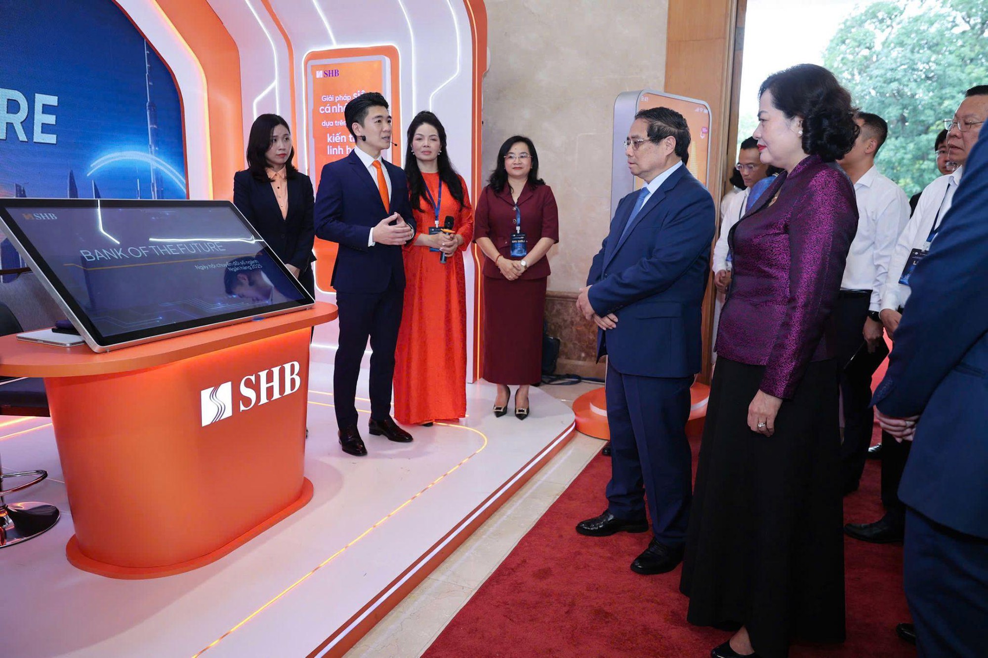 Giải pháp thanh toán tích hợp của SHB được giới thiệu trước Thủ tướng Phạm Minh Chính- Ảnh 1.