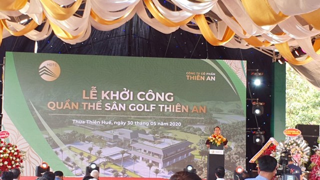 Huế thu hồi dự án sân golf hơn 1.800 tỷ đồng của Công ty Thiên An- Ảnh 1. Huế thu hồi dự án sân golf hơn 1.800 tỷ đồng của Công ty Thiên An- Ảnh 1.