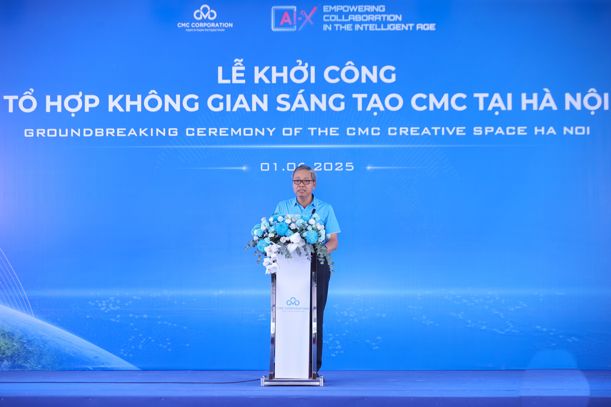 Thủ tướng Phạm Minh Chính dự khởi công Tổ hợp không gian sáng tạo CMC- Ảnh 5. Thủ tướng Phạm Minh Chính dự khởi công Tổ hợp không gian sáng tạo CMC- Ảnh 5.