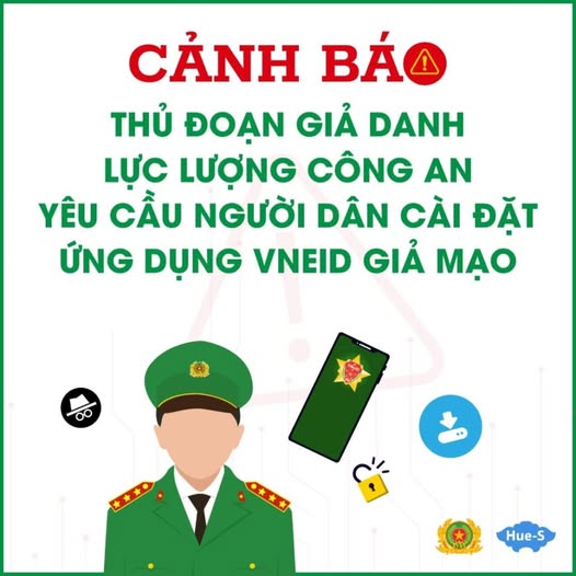 Cảnh báo thủ đoạn mới: Mạo danh cán bộ yêu cầu cài ứng dụng VNeID giả mạo để chiếm đoạt tiền trong tài khoản - Ảnh 1.