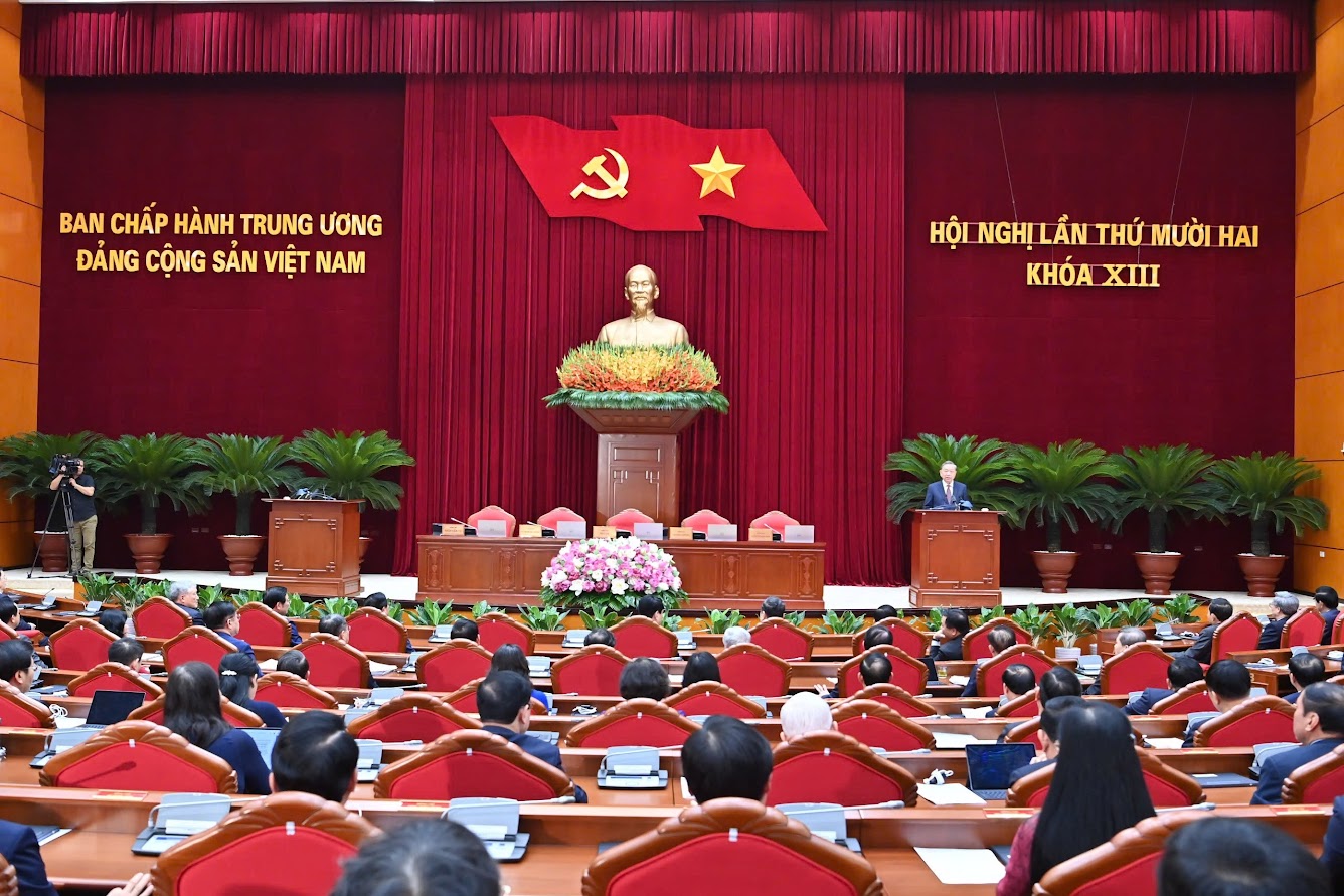 Phát biểu của Tổng Bí thư Tô Lâm tại phiên bế mạc Hội nghị Trung ương 12, khóa XIII- Ảnh 2. Phát biểu của Tổng Bí thư Tô Lâm tại phiên bế mạc Hội nghị Trung ương 12, khóa XIII- Ảnh 2.