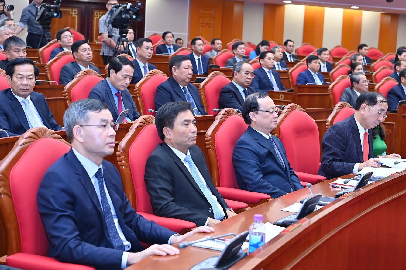 Phát biểu của Tổng Bí thư Tô Lâm tại phiên bế mạc Hội nghị Trung ương 12, khóa XIII- Ảnh 7. Phát biểu của Tổng Bí thư Tô Lâm tại phiên bế mạc Hội nghị Trung ương 12, khóa XIII- Ảnh 7.