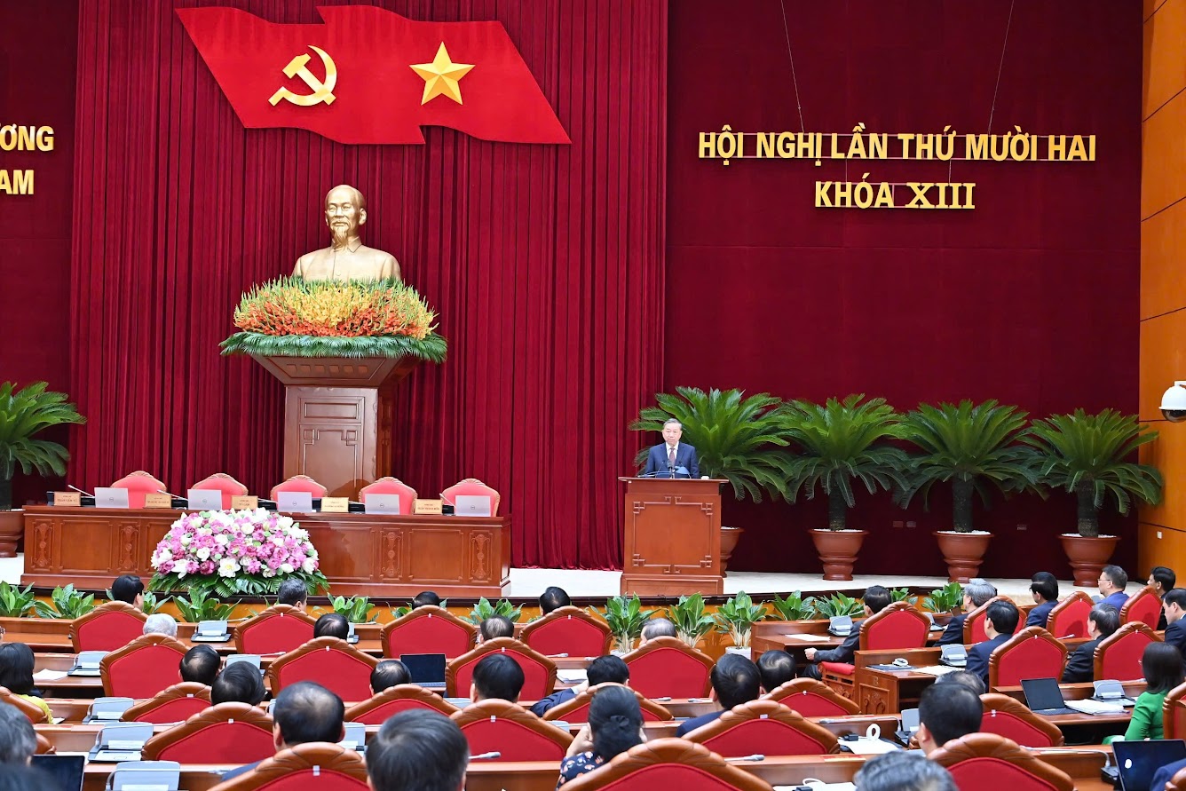 Phát biểu của Tổng Bí thư Tô Lâm tại phiên bế mạc Hội nghị Trung ương 12, khóa XIII- Ảnh 5. Phát biểu của Tổng Bí thư Tô Lâm tại phiên bế mạc Hội nghị Trung ương 12, khóa XIII- Ảnh 5.