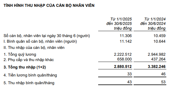 Quỹ lương nhân viên ở một ngân hàng lớn bất ngờ giảm mạnh - Ảnh 1.