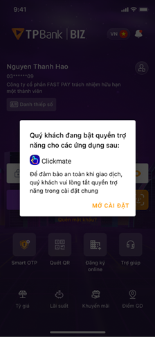 Một ngân hàng lớn thông báo: Chủ tài khoản thực hiện ngay thao tác này nếu nhận được cảnh báo rủi ro bảo mật - Ảnh 1.