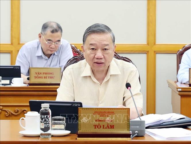 Tổng Bí thư Tô Lâm: Kịp thời tháo gỡ khó khăn, vướng mắc khi vận hành bộ máy mới- Ảnh 1. Tổng Bí thư Tô Lâm: Kịp thời tháo gỡ khó khăn, vướng mắc khi vận hành bộ máy mới- Ảnh 1.