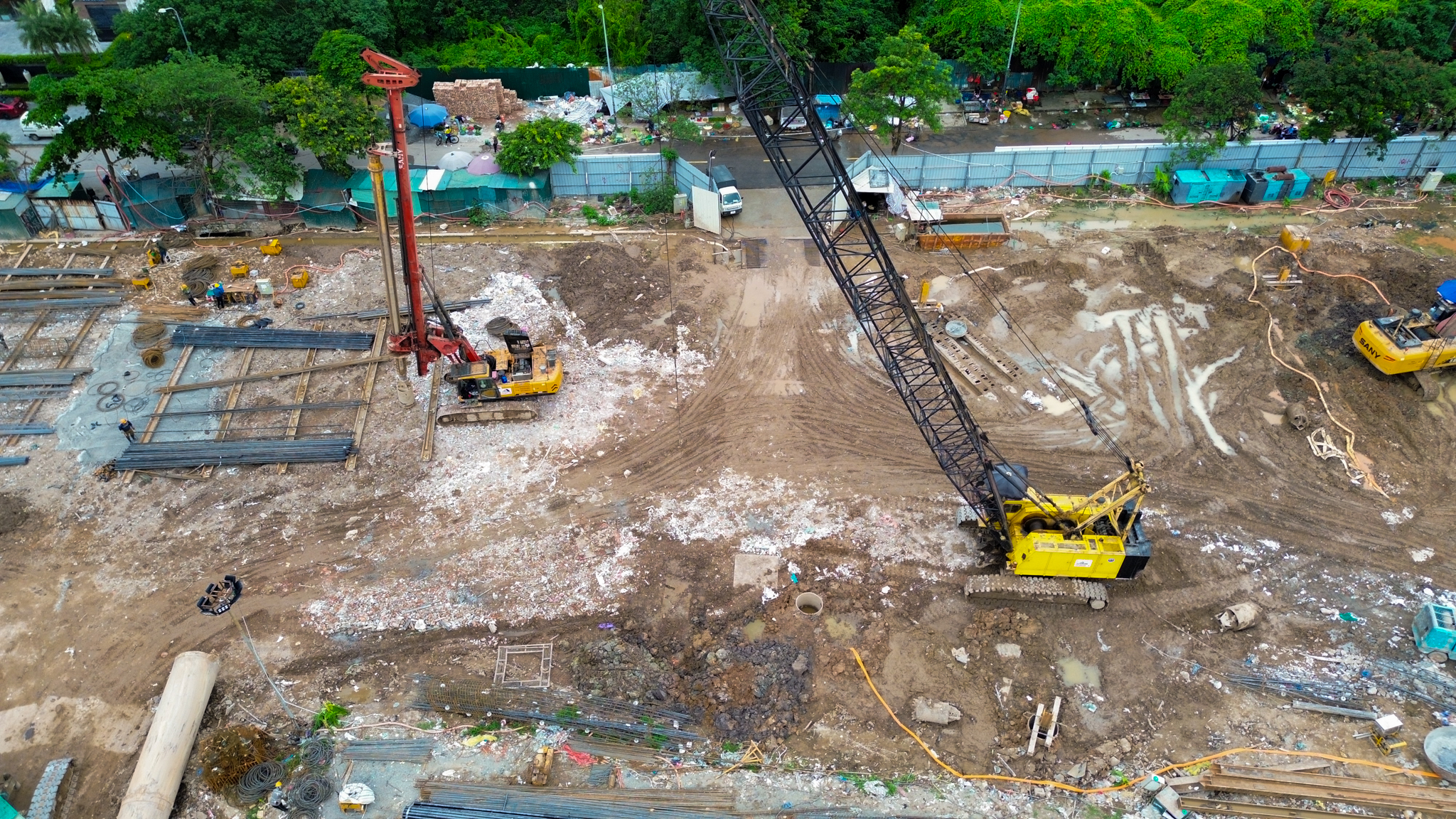 Quá nhanh: Khu đất 3 mặt tiền ở Hà Nội bỏ hoang nhiều năm lập tức thành đại công trường khi sang tay Sun Group - Ảnh 10. Quá nhanh: Khu đất 3 mặt tiền ở Hà Nội bỏ hoang nhiều năm lập tức thành đại công trường khi sang tay Sun Group - Ảnh 10.