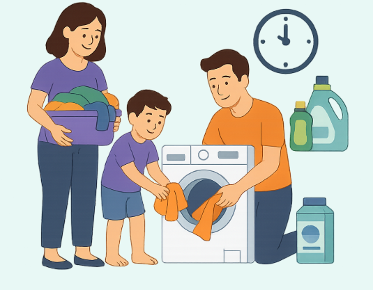 Chỉ một vài thay đổi nhỏ khi sử dụng máy giặt, người dùng có thể giảm tới 30% điện và nước tiêu thụ nhưng nhiều gia đình vẫn đang ‘làm ngơ’ - Ảnh 1.
