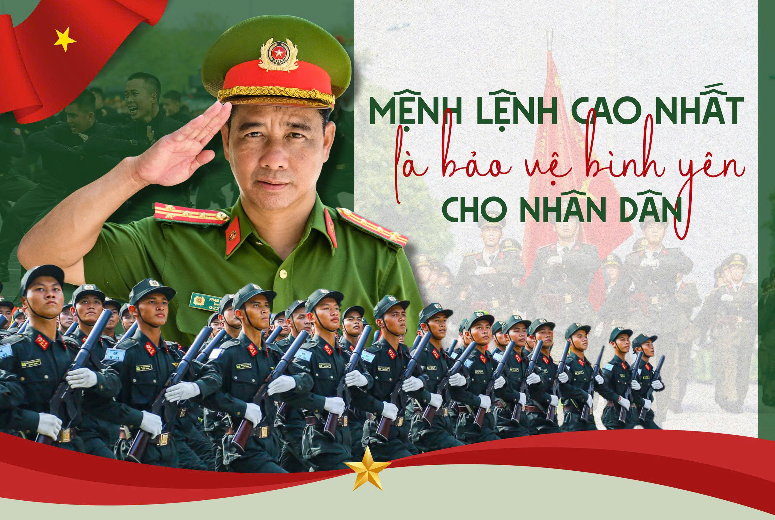 [E] Mệnh lệnh cao nhất là bảo vệ bình yên cho nhân dân