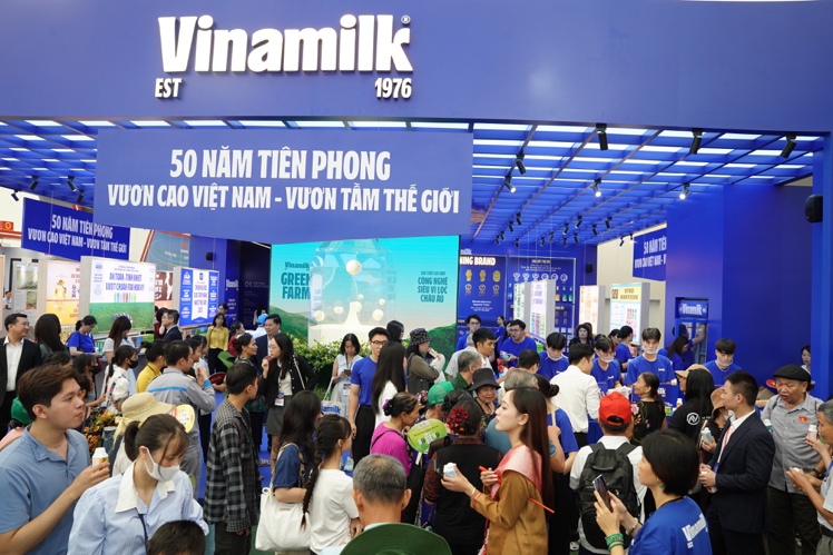 Vinamilk tạo điểm nhấn tại triển lãm 80 năm thành tựu đất nước - Ảnh 3.
