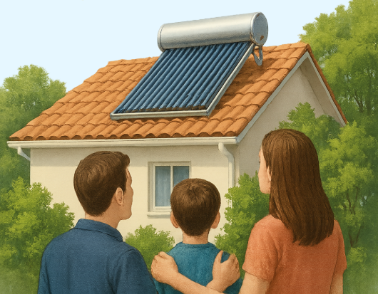 Máy nước nóng năng lượng mặt trời: Có thực sự giảm tiền điện đáng kể? - Ảnh 1.