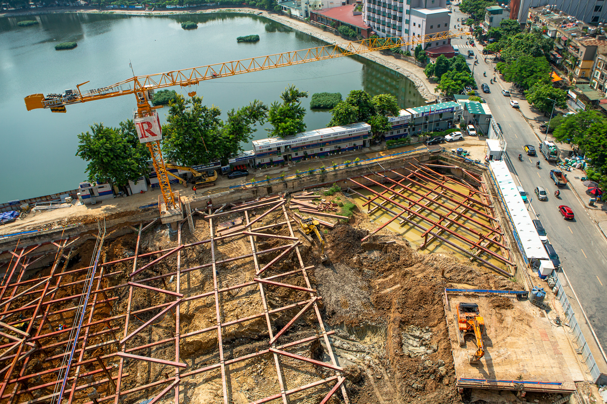 Hồ duy nhất ở trung tâm Hà Nội có 2 dự án lớn đang xây: Vinhomes xây nhà trăm tỷ mỗi căn, tương lai có 3 khách sạn cao tầng- Ảnh 6.