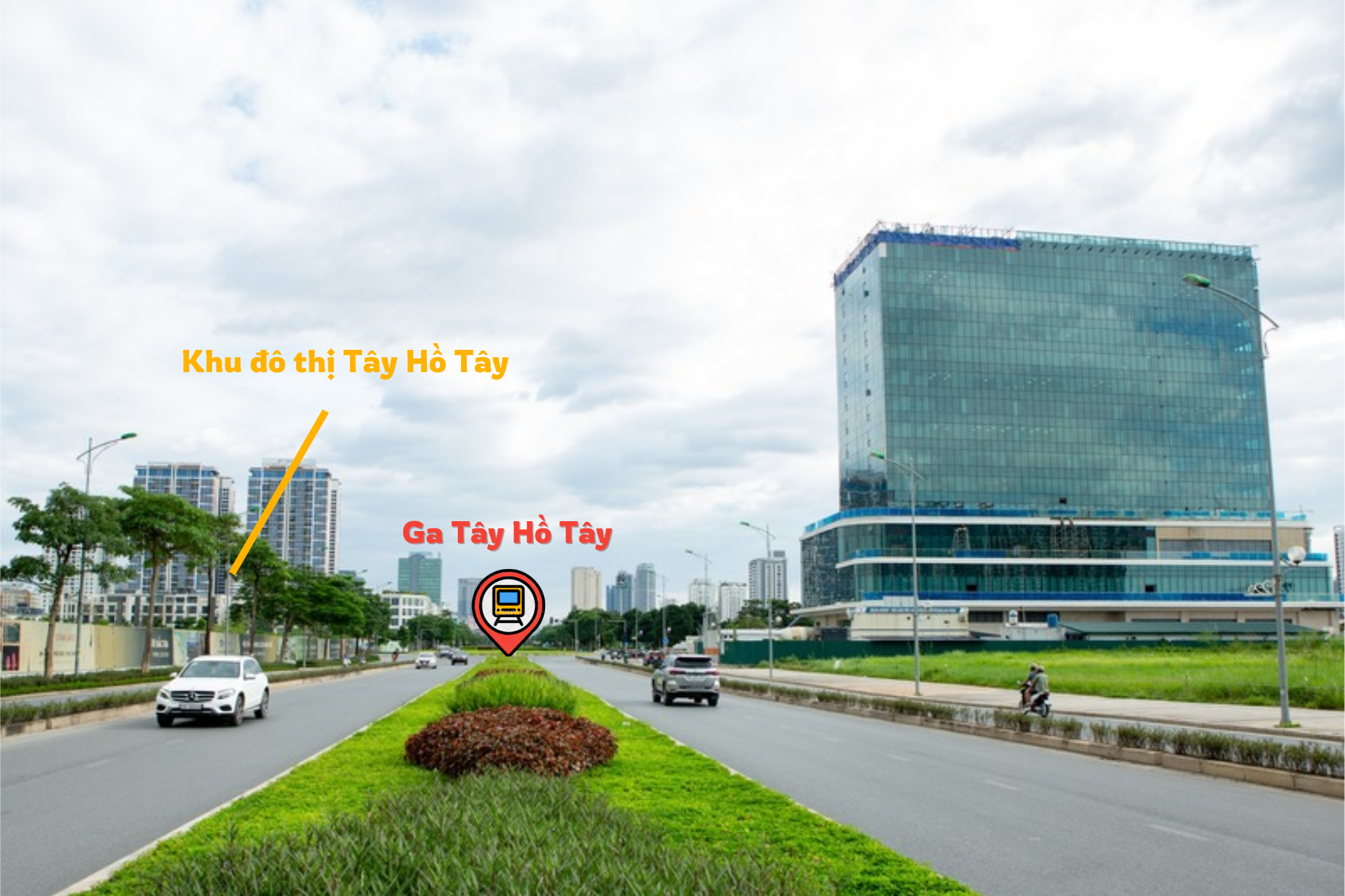 Ngắm vị trí ga của tuyến metro gần 36.000 tỷ, sẽ khởi công sau vài ngày nữa: Sunshine Riverside, Starlake và hàng loạt dự án hưởng lợi - Ảnh 6.