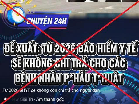 Cảnh báo tin giả về chính sách BHYT - Ảnh 1.