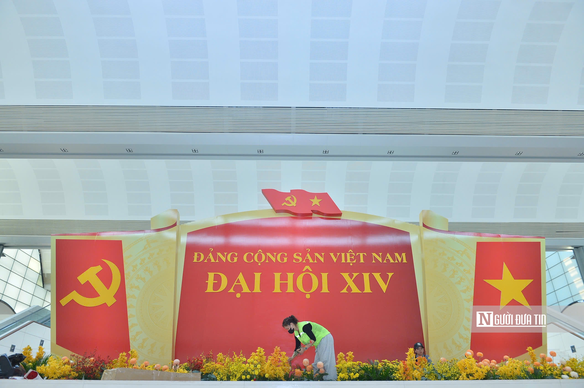 Cận cảnh nơi diễn ra Đại hội XIV của Đảng trước ngày khai mạc- Ảnh 2.