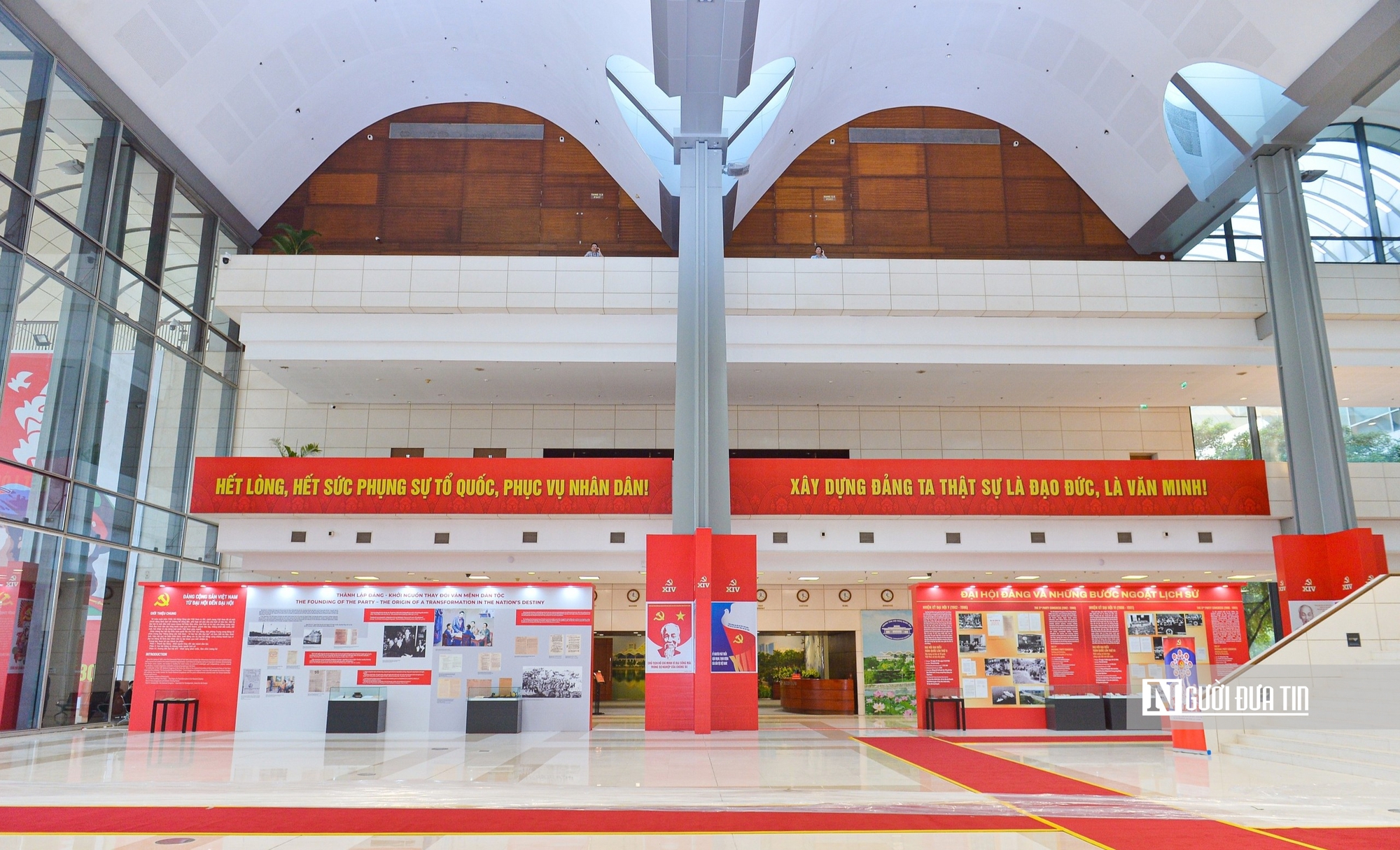 Cận cảnh nơi diễn ra Đại hội XIV của Đảng trước ngày khai mạc- Ảnh 3.