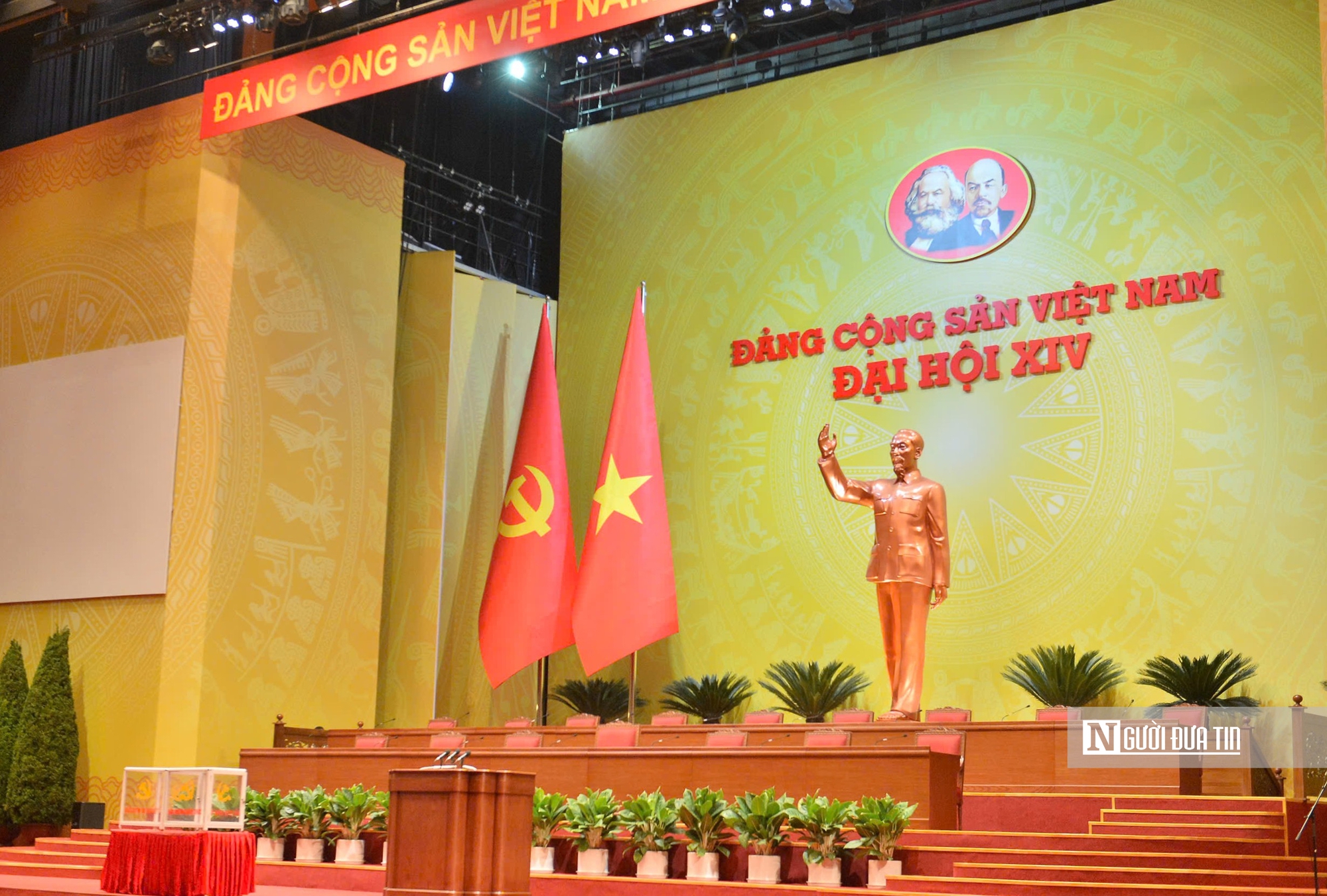 Cận cảnh nơi diễn ra Đại hội XIV của Đảng trước ngày khai mạc- Ảnh 10.