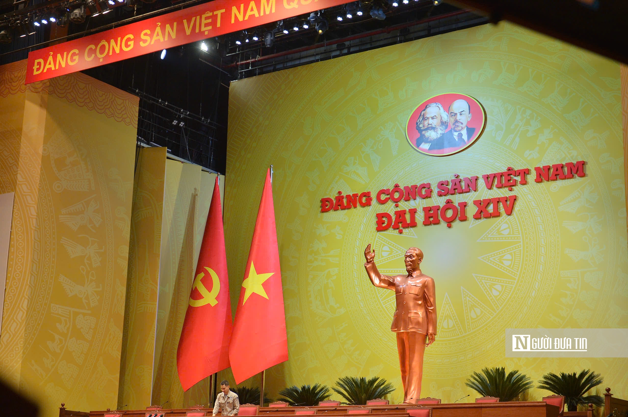 Cận cảnh nơi diễn ra Đại hội XIV của Đảng trước ngày khai mạc- Ảnh 11.