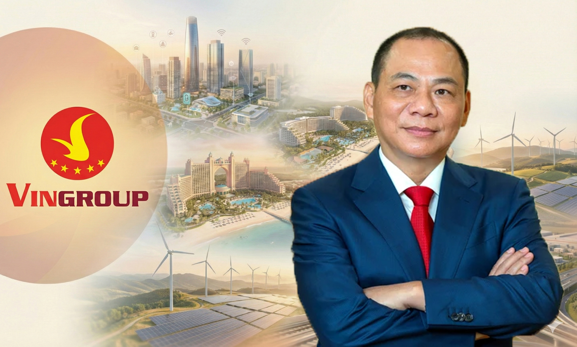 Điểm danh 7 dự án lớn nhất của Vingroup: Tổng vốn hơn 2 triệu tỷ đồng, bằng ⅙ GDP của Việt Nam - Ảnh 1.