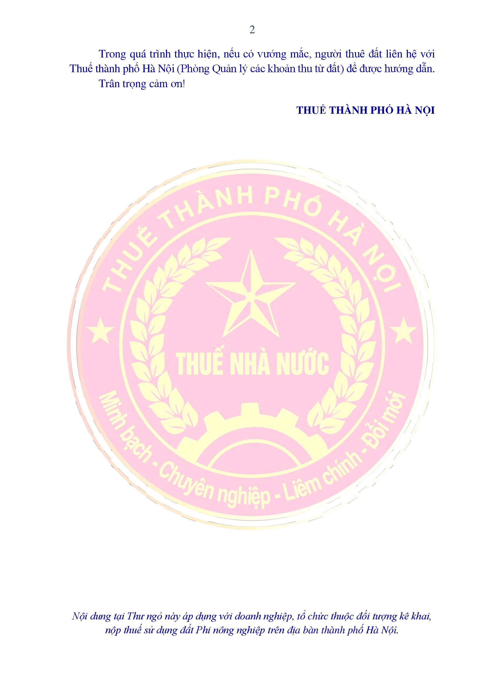 Thuế TP Hà Nội phát thông báo quan trọng đến người dân sở hữu đất đai, nhà ở - Ảnh 3.