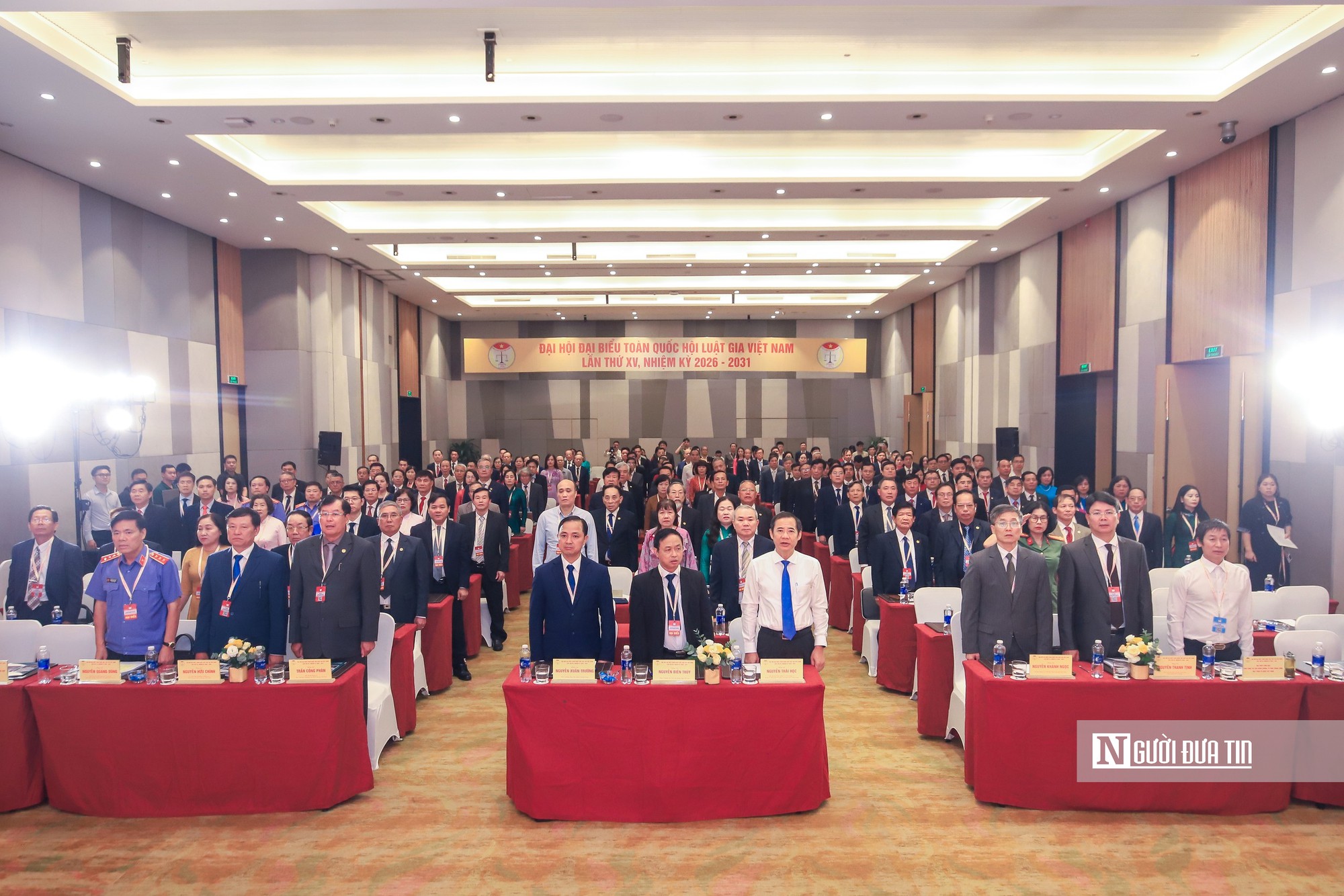 Đại hội đại biểu toàn quốc Hội Luật gia Việt Nam lần thứ XV bước vào phiên làm việc đầu tiên - Ảnh 1.